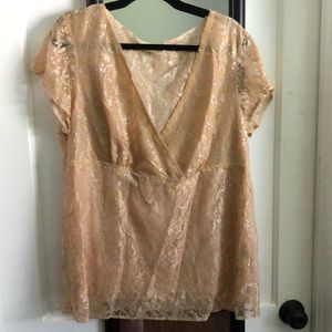 Like new sheer lace blouse